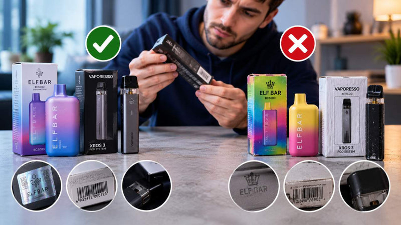 How to Identify Authentic vs Fake Vape Products: A UK Buyer's Guide 2026