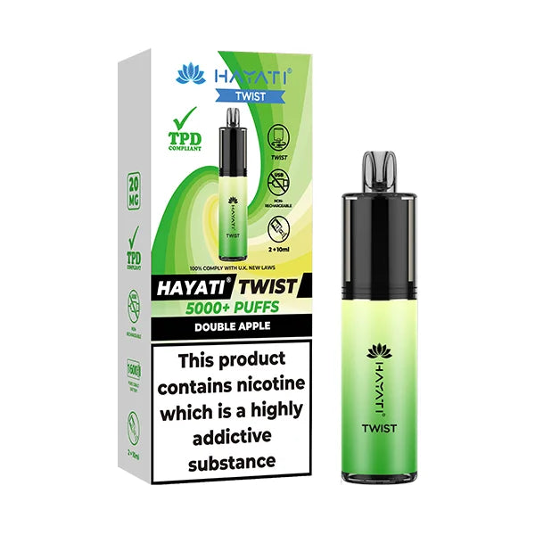 Hayati Twist 5000: Revolutionary Disposable Vape with Advanced Lock Technology