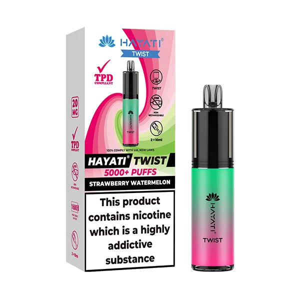 Hayati Twist 5000: Revolutionary Disposable Vape with Advanced Lock Technology