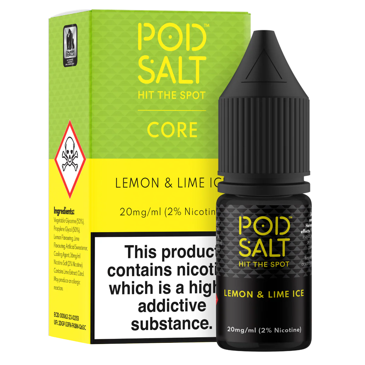 Pod Salt | Premium Nicotine Salt E-Liquids | Core, Nexus, Fusion | 11mg to 20mg | 50VG/50PG MTL