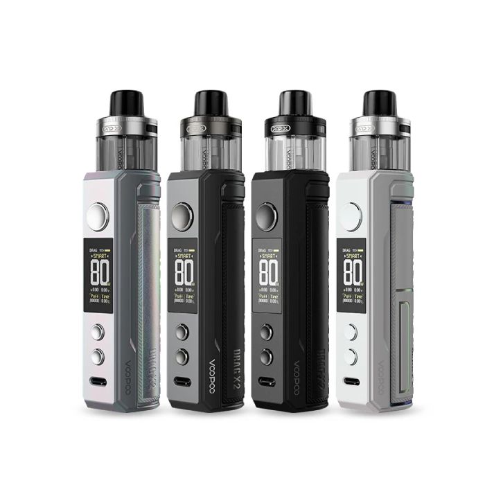 Voopoo Drag X2 Pod Kit - 80W Power, Gene TT 2.0 Chip | PnP X Compatible