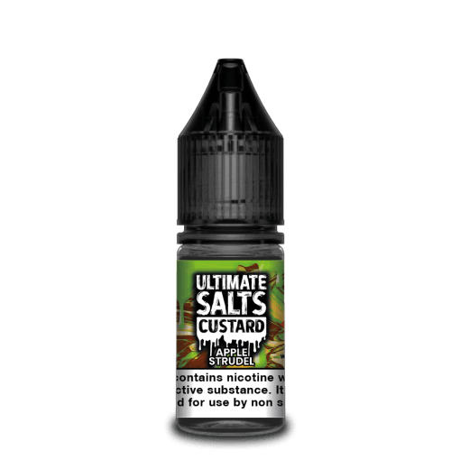 Ultimate Salts Custards 10ml Nicotine Salt E-Liquid | Rich Creamy Dessert Flavours 10mg 20mg | Premium Vanilla Custard Collection