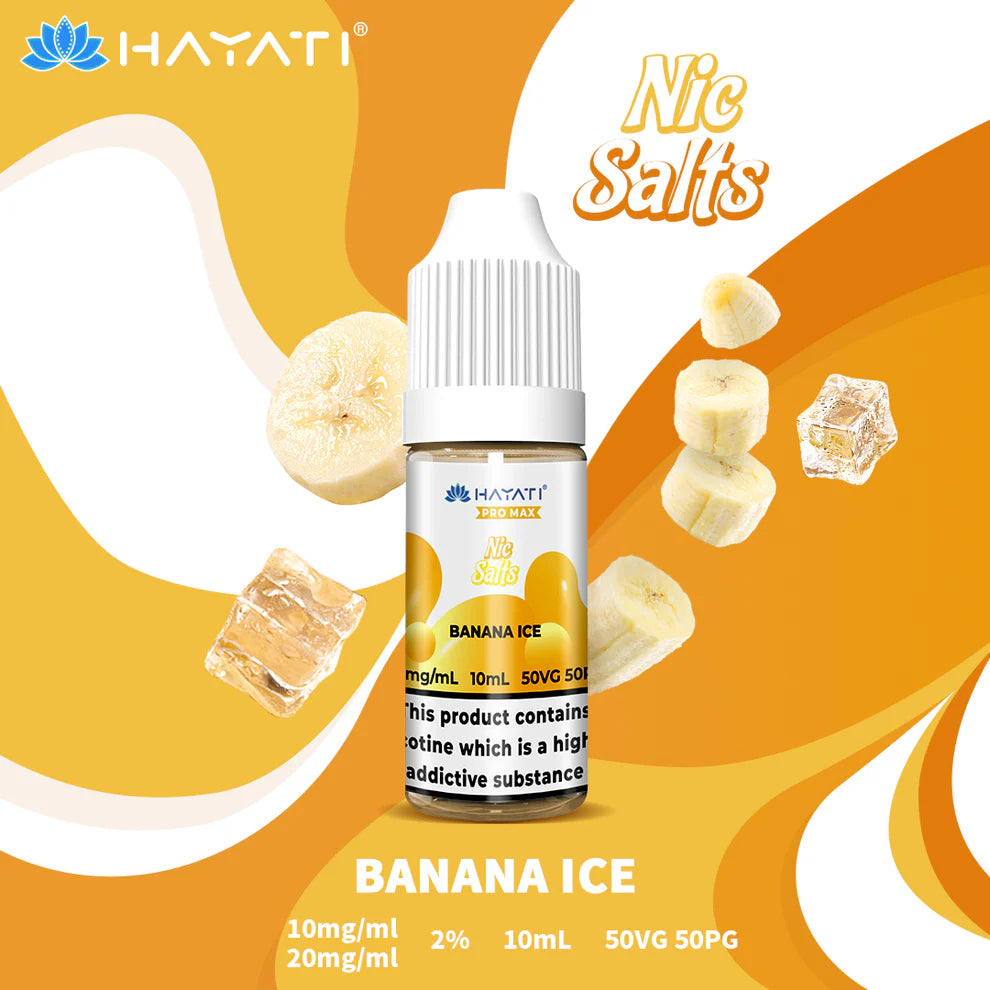 Hayati Pro Max Salts 10ml | Nic Salts | 50VG/50PG MTL Vaping