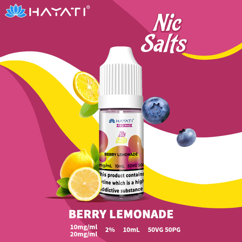 Hayati Pro Max Salts 10ml | Nic Salts | 50VG/50PG MTL Vaping