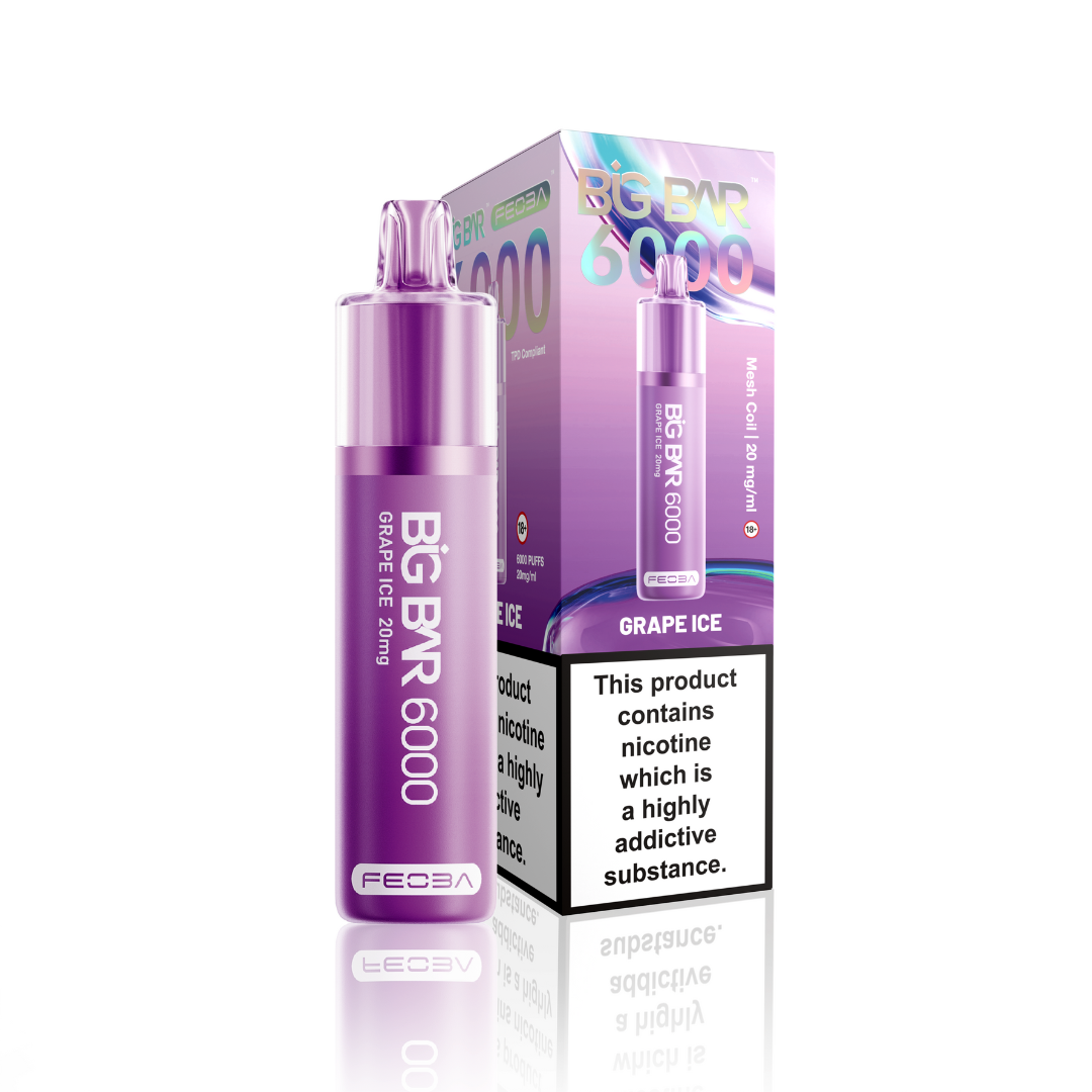 Feoba Big Bar 6000 | Rechargeable Disposable Vape | 1750mAh Battery