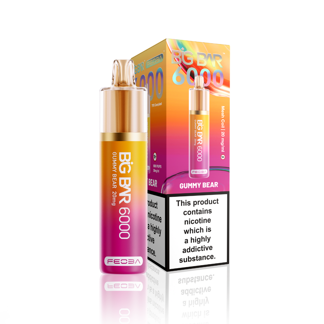Feoba Big Bar 6000 | Rechargeable Disposable Vape | 1750mAh Battery
