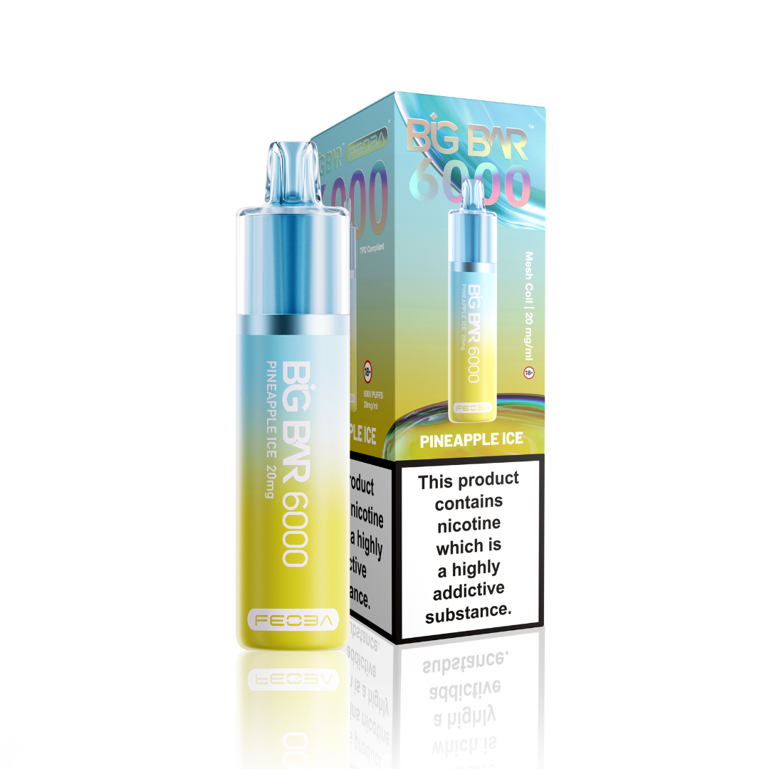 Feoba Big Bar 6000 | Rechargeable Disposable Vape | 1750mAh Battery