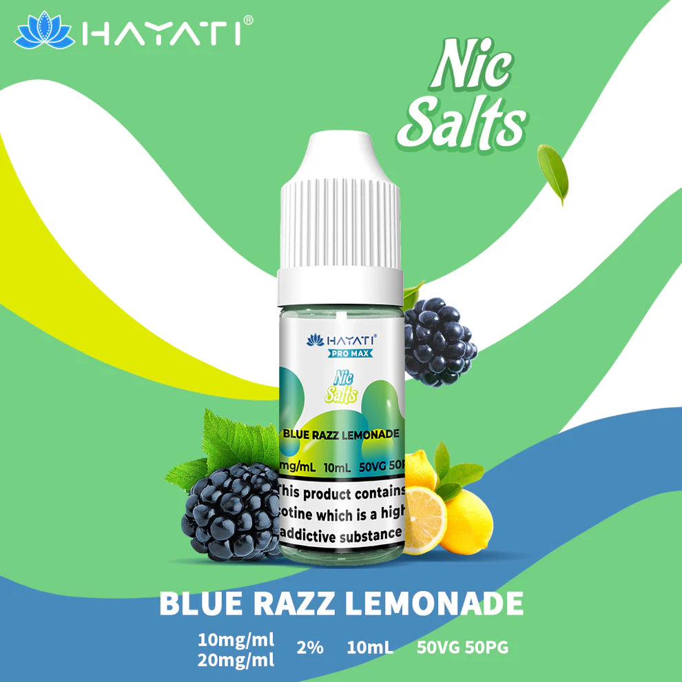 Hayati Pro Max Salts 10ml | Nic Salts | 50VG/50PG MTL Vaping