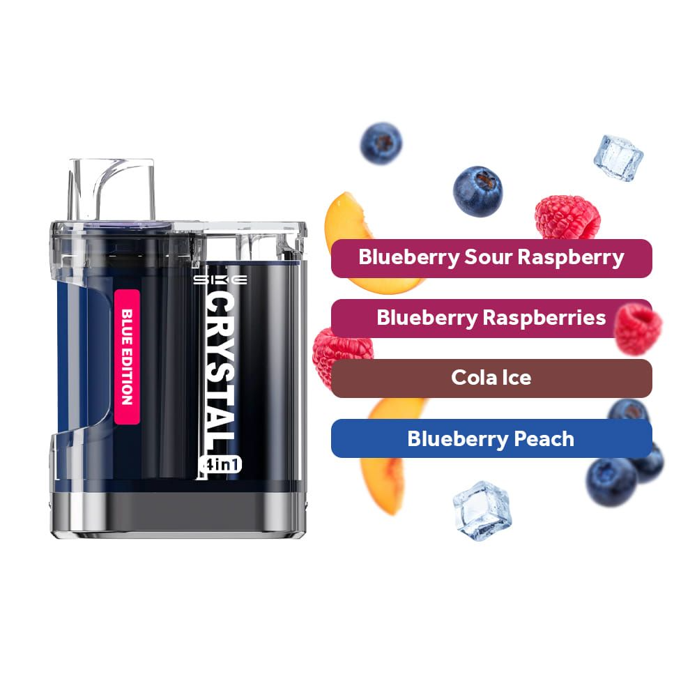 SKE Crystal 2400 4-in-1 Pod Kit: Ultimate Multi-Flavor Experience