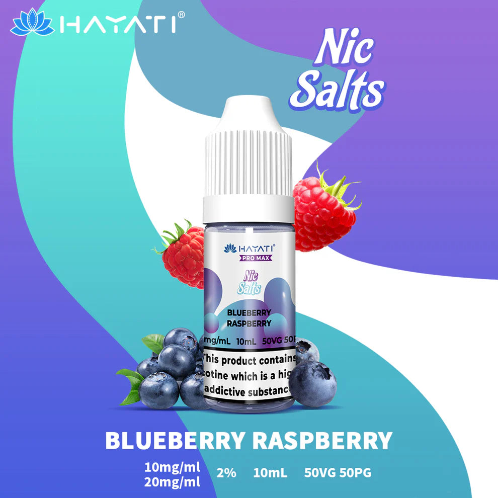 Hayati Pro Max Salts 10ml | Nic Salts | 50VG/50PG MTL Vaping