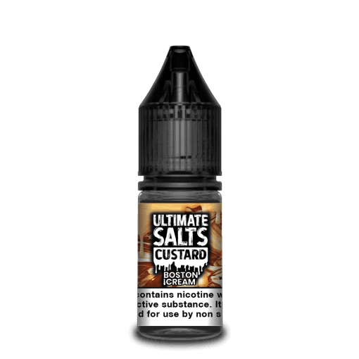 Ultimate Salts Custards 10ml Nicotine Salt E-Liquid | Rich Creamy Dessert Flavours 10mg 20mg | Premium Vanilla Custard Collection