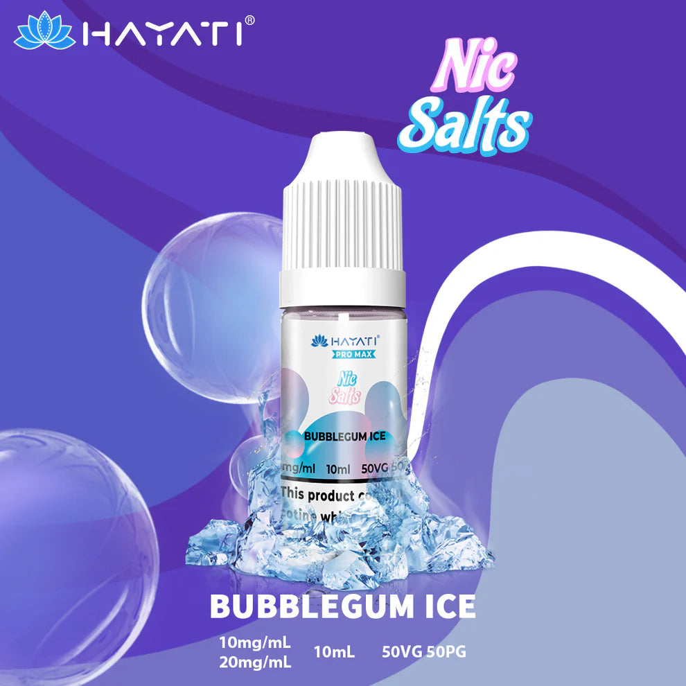 Hayati Pro Max Salts 10ml | Nic Salts | 50VG/50PG MTL Vaping