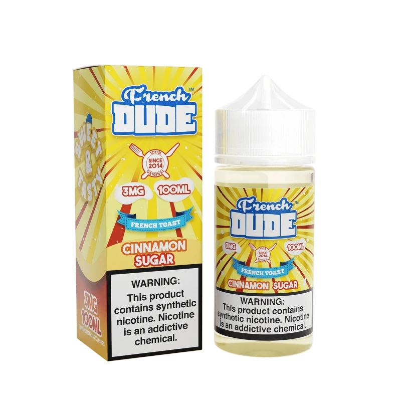 French Dude E-Liquid 100ml | Authentic French Toast Experience