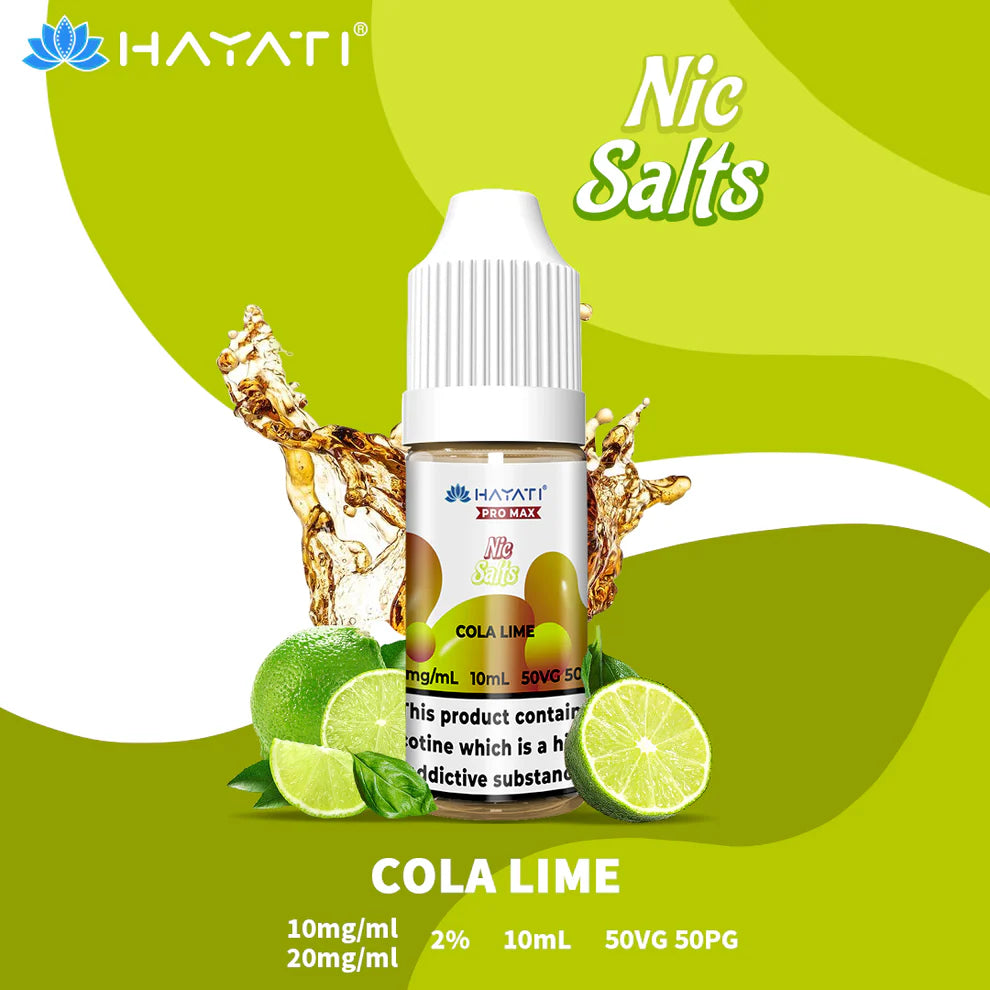 Hayati Pro Max Salts 10ml | Nic Salts | 50VG/50PG MTL Vaping