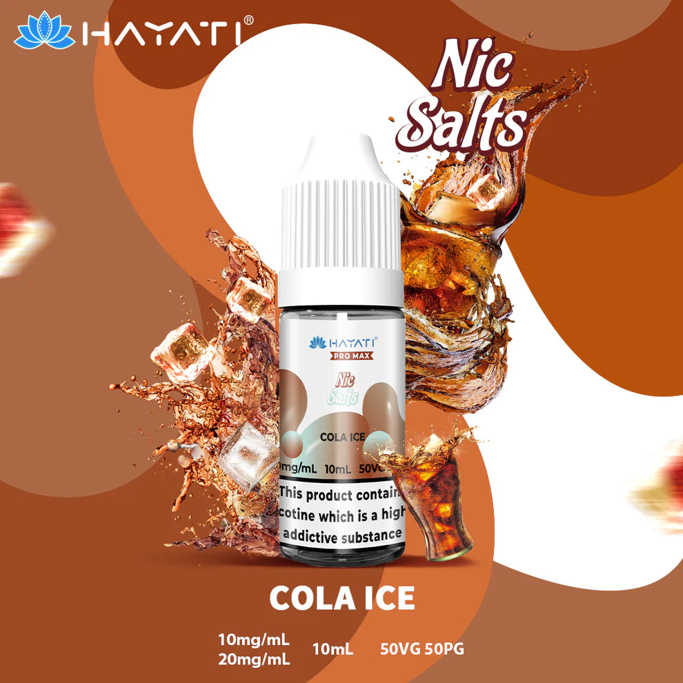 Hayati Pro Max Salts 10ml | Nic Salts | 50VG/50PG MTL Vaping