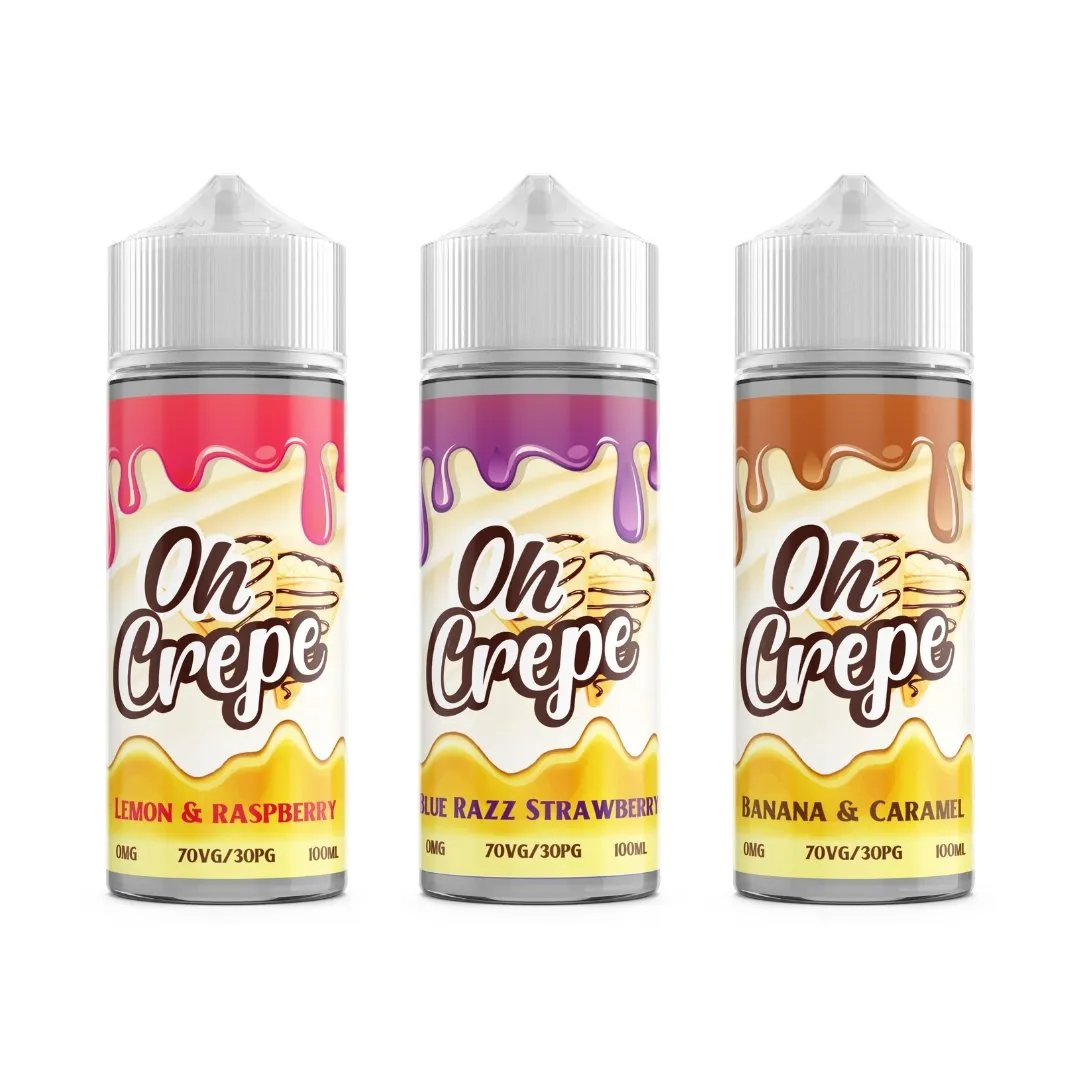 Oh Crepe E-Liquid 100ml | Premium Dessert Crepe Experience
