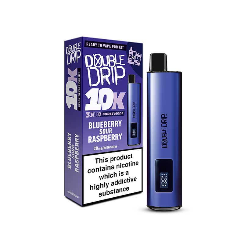Double Drip 10k | 1100mAh | Auto-Refill | 10K Puffs | UK