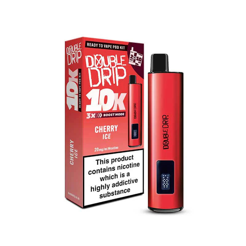Double Drip 10k | 1100mAh | Auto-Refill | 10K Puffs | UK