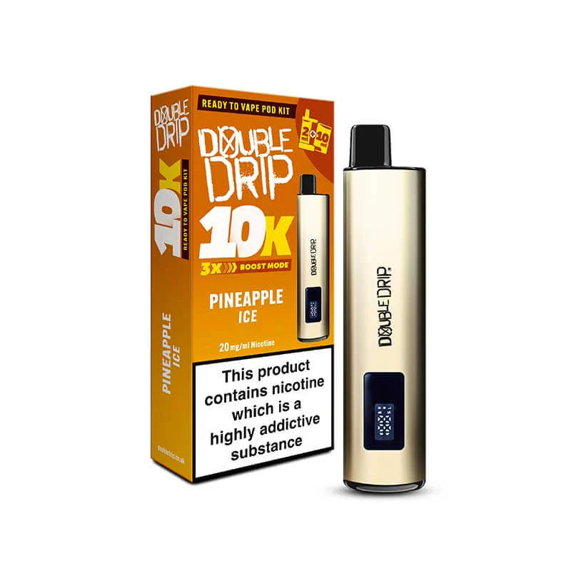 Double Drip 10k | 1100mAh | Auto-Refill | 10K Puffs | UK