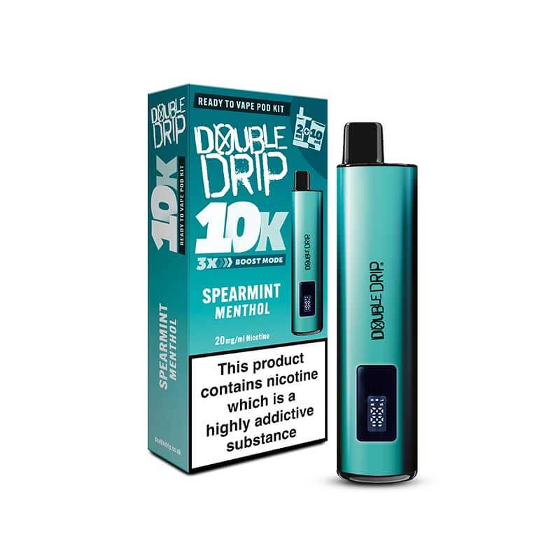 Double Drip 10k | 1100mAh | Auto-Refill | 10K Puffs | UK