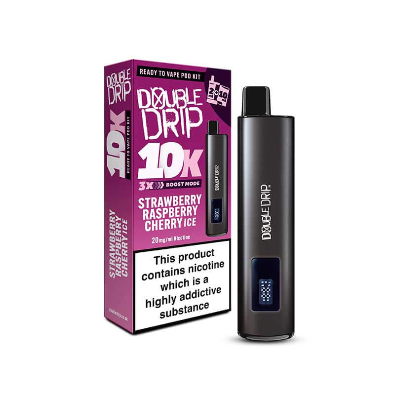 Double Drip 10k | 1100mAh | Auto-Refill | 10K Puffs | UK