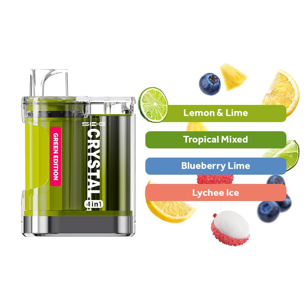 SKE Crystal 2400 4-in-1 Pod Kit: Ultimate Multi-Flavor Experience