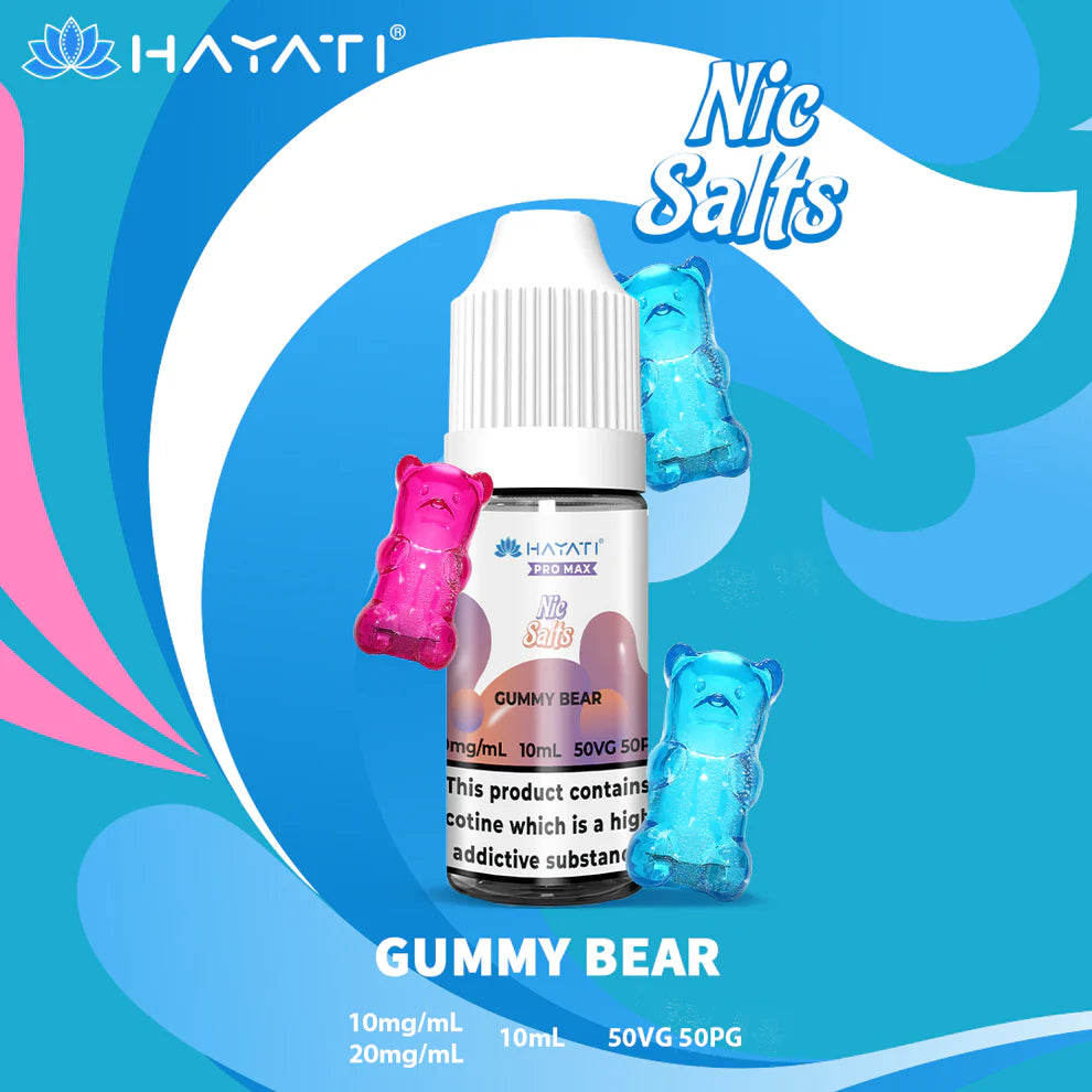 Hayati Pro Max Salts 10ml | Nic Salts | 50VG/50PG MTL Vaping