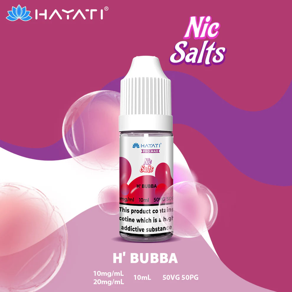 Hayati Pro Max Salts 10ml | Nic Salts | 50VG/50PG MTL Vaping