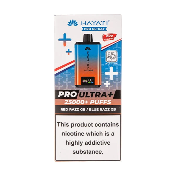 Hayati Pro Ultra+ 25K | Dual-Flavour | 850mAh | 3 for £30