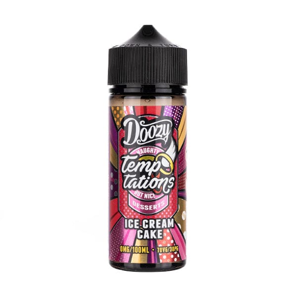 Doozy Temptations 100ml Shortfill E-Liquid | 5 Dessert Flavours | 70VG/30PG | UK Made