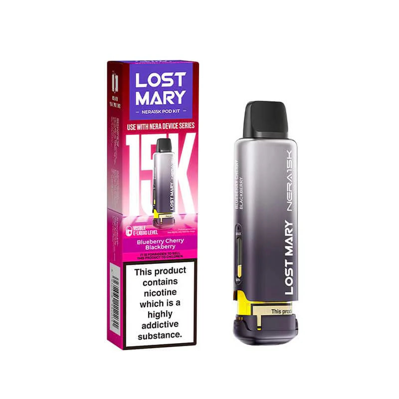 Lost Mary Nera 15K Prefilled Vape Pods | 15000 Puffs | MaryLiq | UK