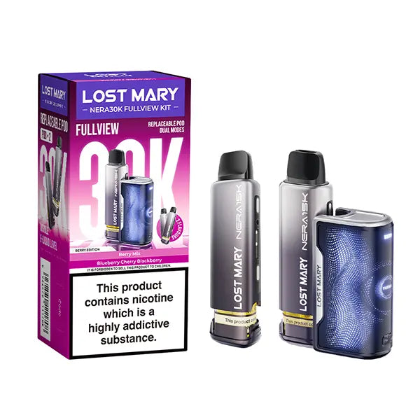 Lost Mary Nera 30K Prefilled Pod Kit | 30000 Puffs | Fullview | UK