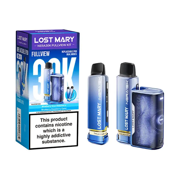 Lost Mary Nera 30K Prefilled Pod Kit | 30000 Puffs | Fullview | UK
