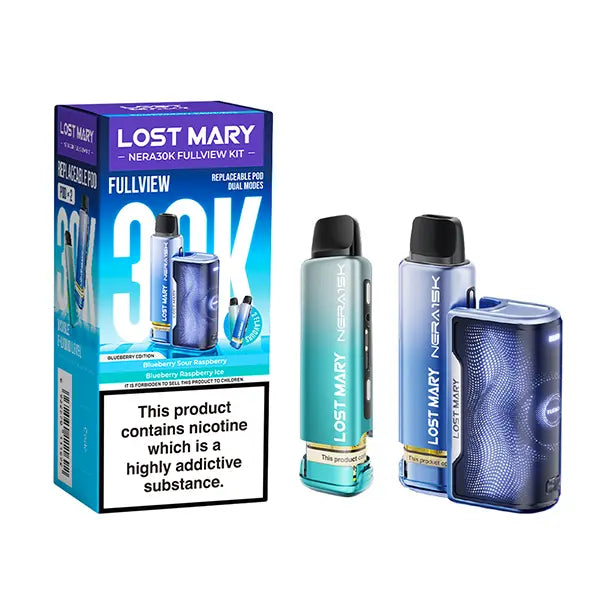 Lost Mary Nera 30K Prefilled Pod Kit | 30000 Puffs | Fullview | UK
