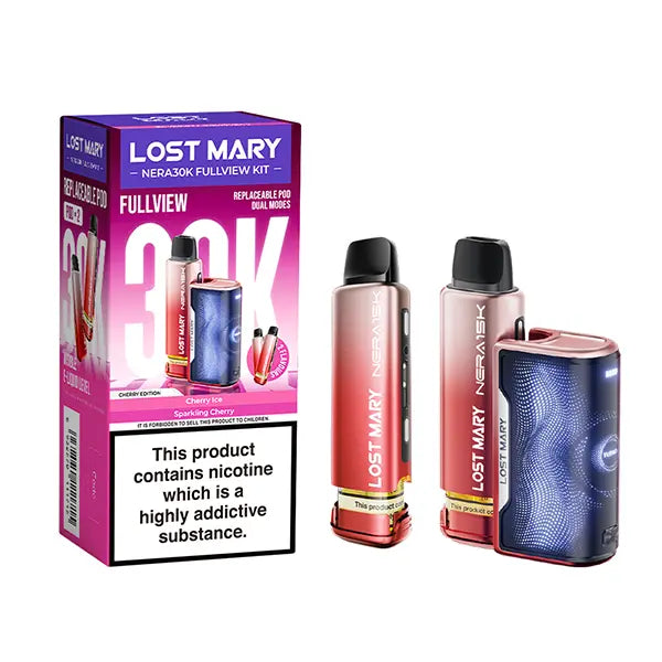 Lost Mary Nera 30K Prefilled Pod Kit | 30000 Puffs | Fullview | UK
