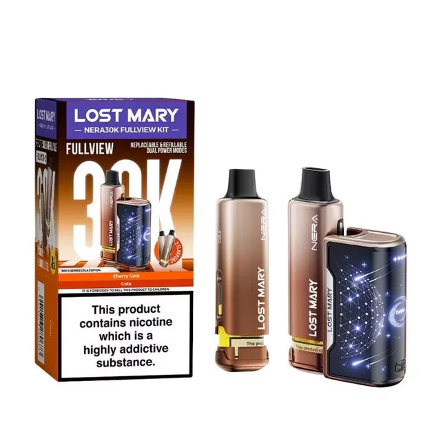 Lost Mary Nera 30K Prefilled Pod Kit | 30000 Puffs | Fullview | UK