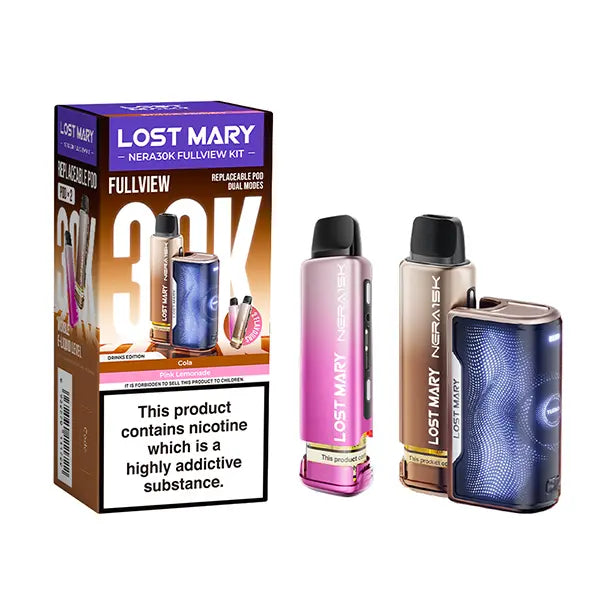 Lost Mary Nera 30K Prefilled Pod Kit | 30000 Puffs | Fullview | UK