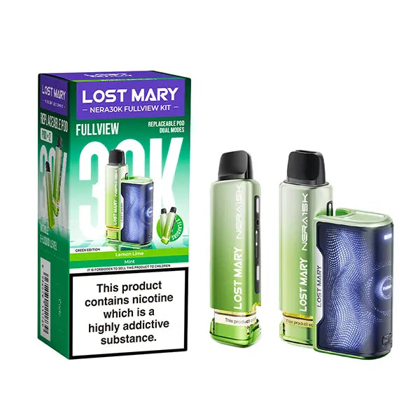 Lost Mary Nera 30K Prefilled Pod Kit | 30000 Puffs | Fullview | UK