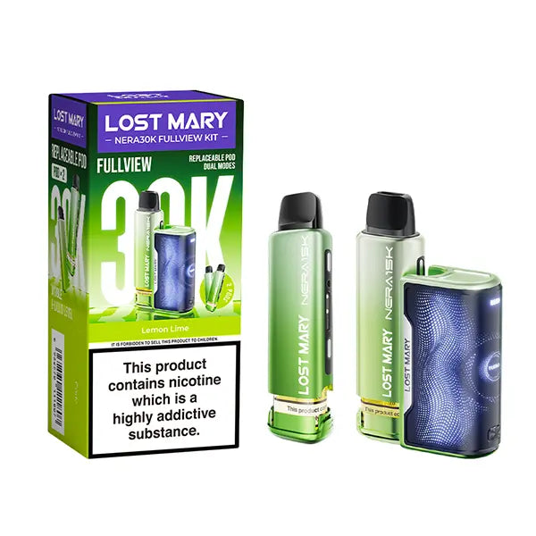 Lost Mary Nera 30K Prefilled Pod Kit | 30000 Puffs | Fullview | UK