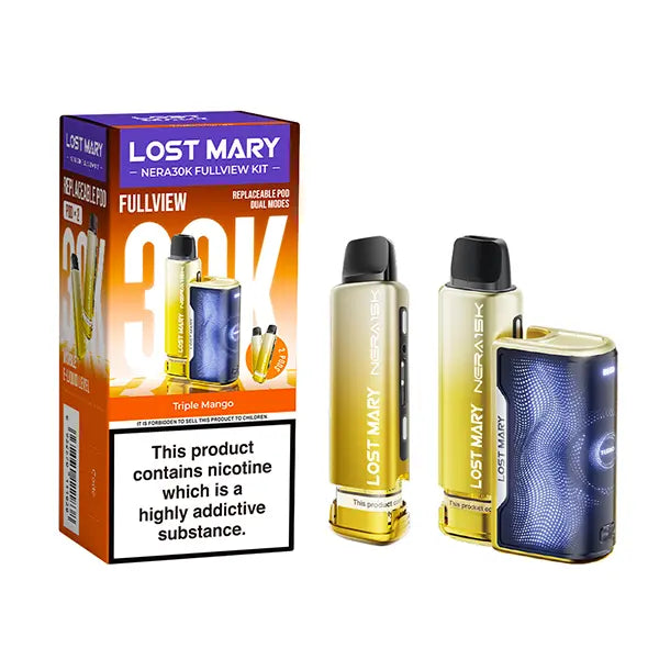 Lost Mary Nera 30K Prefilled Pod Kit | 30000 Puffs | Fullview | UK