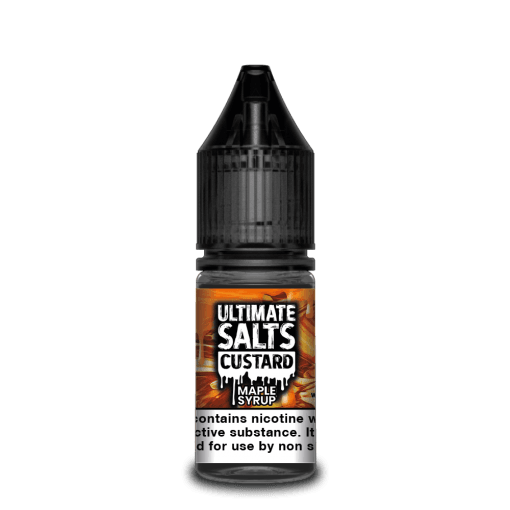 Ultimate Salts Custards 10ml Nicotine Salt E-Liquid | Rich Creamy Dessert Flavours 10mg 20mg | Premium Vanilla Custard Collection