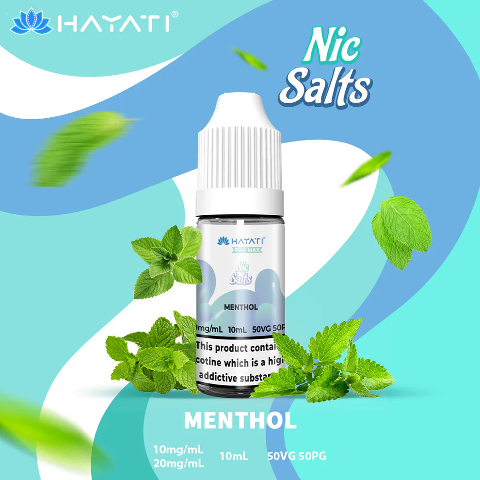 Hayati Pro Max Salts 10ml | Nic Salts | 50VG/50PG MTL Vaping