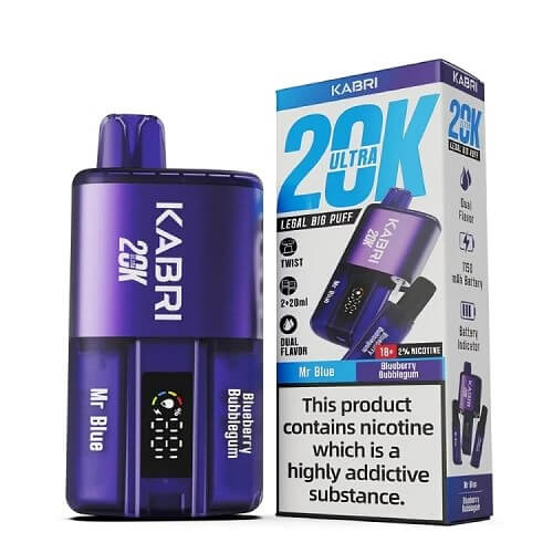 Kabri 20K Ultra: The Ultimate Dual-Flavor Vaping Experience