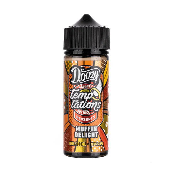 Doozy Temptations 100ml Shortfill E-Liquid | 5 Dessert Flavours | 70VG/30PG | UK Made