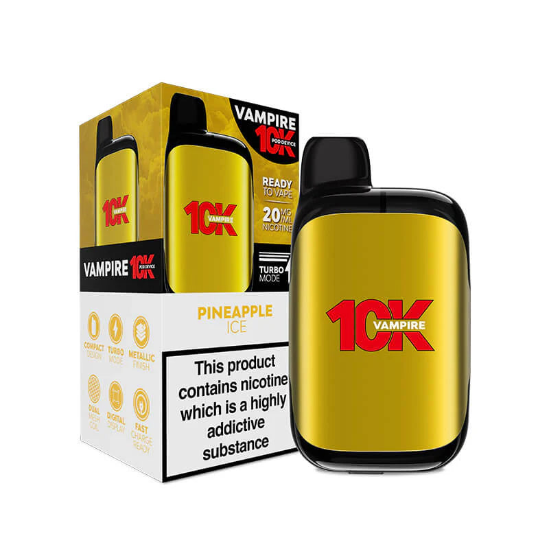 Vampire 10K Prefilled Pod Kit | 10000 Puffs | Dual Mesh | Turbo Mode UK