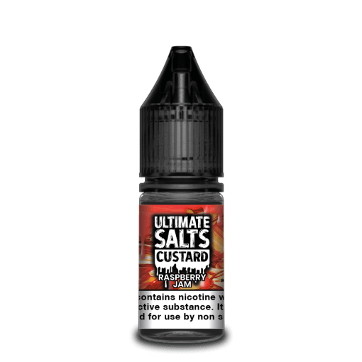 Ultimate Salts Custards 10ml Nicotine Salt E-Liquid | Rich Creamy Dessert Flavours 10mg 20mg | Premium Vanilla Custard Collection