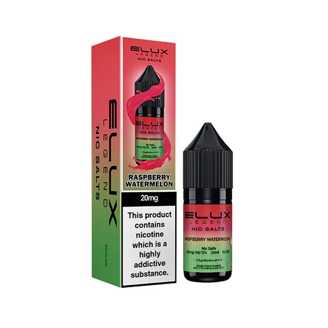 Elux Legend Nic Salt E-Liquids | 44+ Flavours | Premium Disposable Taste
