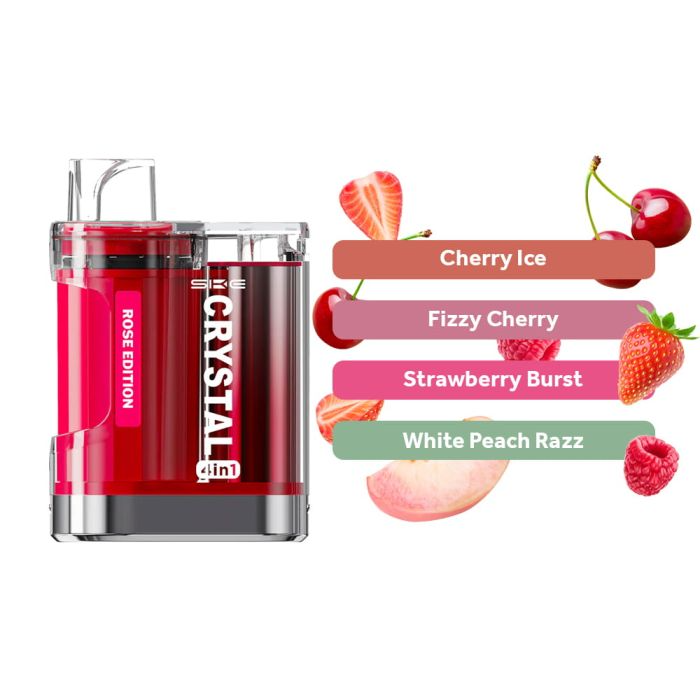 SKE Crystal 2400 4-in-1 Pod Kit: Ultimate Multi-Flavor Experience