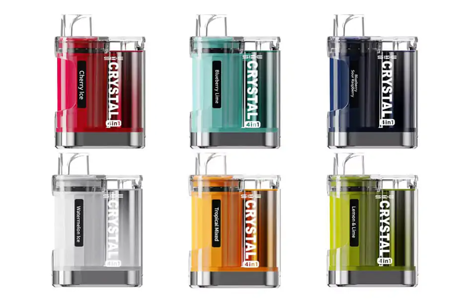 SKE Crystal 2400 4-in-1 Pod Kit: Ultimate Multi-Flavor Experience