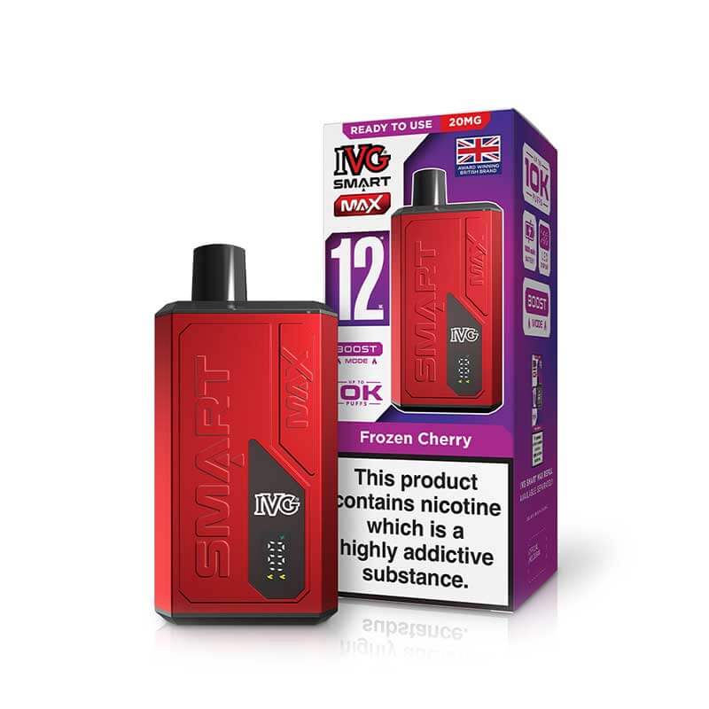 IVG Smart Max 12K Device | Rechargeable Pod Kit | 10000 Puffs | Boost & Eco Mode | 1000mAh